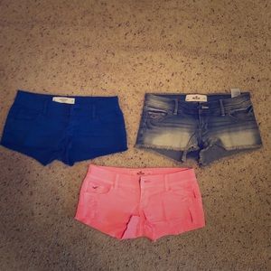 Hollister Shorts. One price for all three